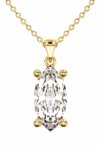 Marquise Cut Solitaire Pendant